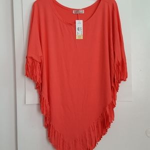 Patchington fringed tunic w tags